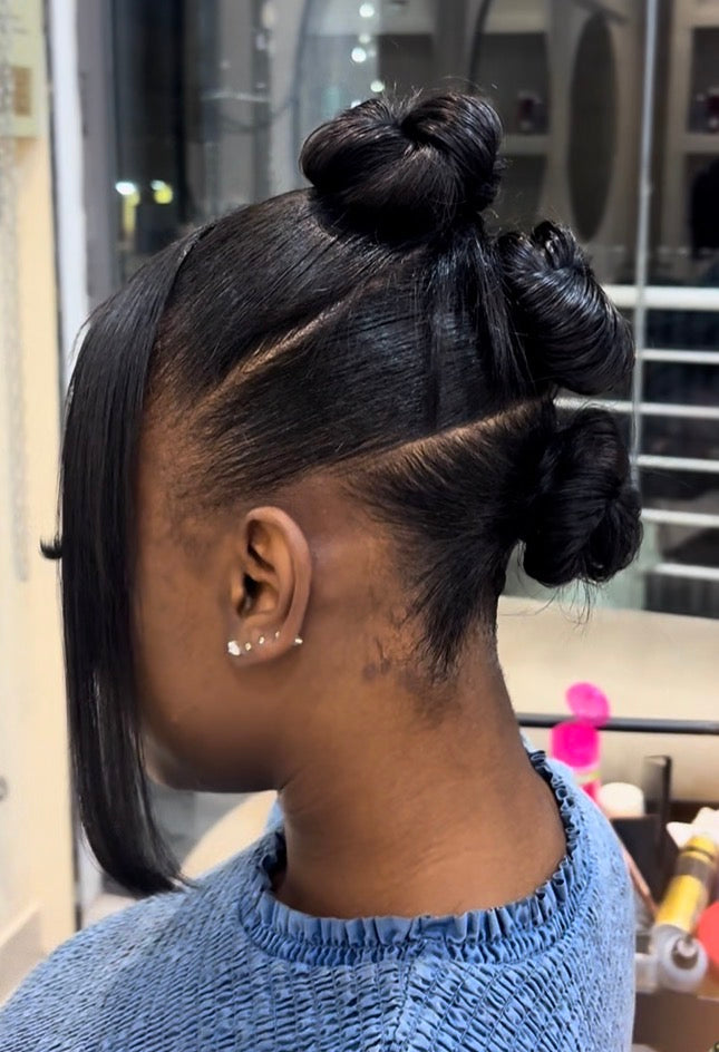 All styled buns